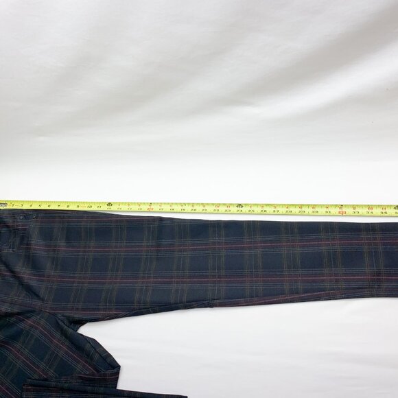 Sanctuary Skinny Pants Women's Medium Black Plaid Pull-on Stretch - Picture 6 of 7